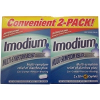 Imodium Multi-Symptom Relief - 2 Pack, 60-Count Box