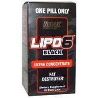 LIPO 6 BLACK HOMMES - 60 CAPS NEW