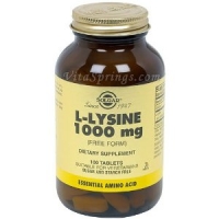 L-Lysine 1000 mg  100 Tablets