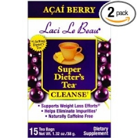 LACI LE BEAU  Super Dieter's Tea, Acaiberry, 2 boites