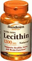 Lecithine de soja 100 caps de 1200 mg