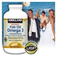 Natural Fish Oil Concentrate with Omega-3 Fatty Acids - 400 Soft