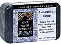 One With Nature Dead Sea Mineral Soap Lavande 7 oz