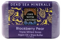 One With Nature Dead Sea Minerals Bar Soap Mûre et Poire 7 oz