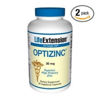OptiZinc 2 Boites - 30 mg 90 capsules végétariennes