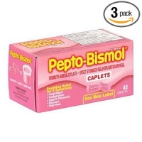 Pepto Bismol (3 boites de 40 capsules)