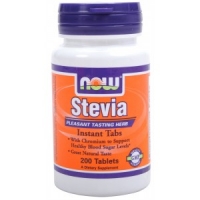 Stevia - Now Foods, 200 tablettes