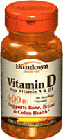 Vitamine D 400 UI   100 caps
