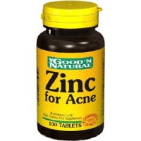 Zinc pour Acne - 100 tabs,(Good'n Natural)