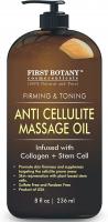 ANTI CELLULITE MASSAGE OIL  INFUSED W COLLAGEN and STEM CELL 8 OZ