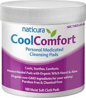 NATICURA COOLCOMFORT PERSONNEL NETTOYANT 100 PADS