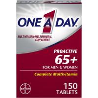 One A Day Proactive 65- supplément multivitaminé pour hommes et femmes y compris les vitamines A C B6 B12 calcium et vitamine 