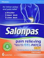 Salonpas Pain Relieving Hot Gel-Patch  Pack of 3 - 18 patches total