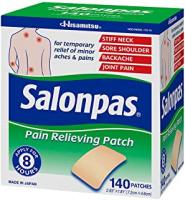 SALONPAS  2 PACKS DE 140 PATCHS
