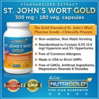 St Johns Wort Extract 300mg-Millepertuis 180 caps