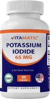 POTASSIUM IODIDE 65 MG 60 COMPRIMES SUPPORT THYROIDE